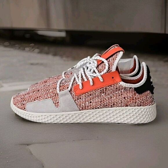 adidas Tennis HU V2 x Pharrell Scarlet 2018 Athletic Shoes Men's Size 9 - Picture 4 of 8